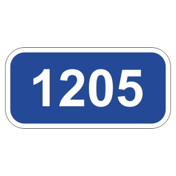 Дорожный знак 6.13 «Километровый знак» (металл 0,8 мм, III типоразмер: 350х450 мм, С/О пленка: тип А инженерная)